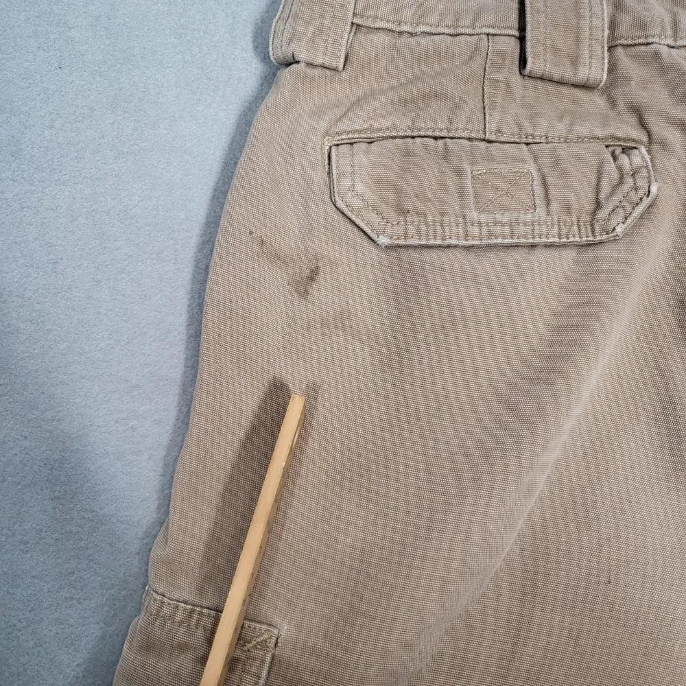 Carhartt Cargo Shorts Men's 40 Khaki Cotton Workwear Outdoor Utility Casual